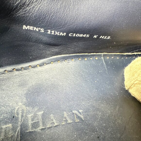 Cole Haan Mens Wingtip Oxford Dress Shoes 11.5 M Brown Leather - Picture 5 of 8